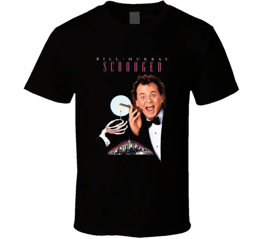 Scrooged Christmas Comedy Movie T-shirt