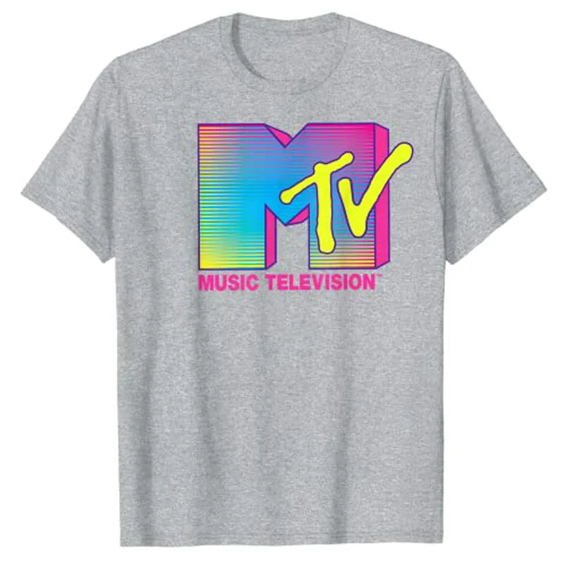 MTV Logo Fluorescent Colors T-shirt