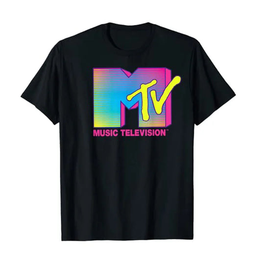MTV Logo Fluorescent Colors T-shirt