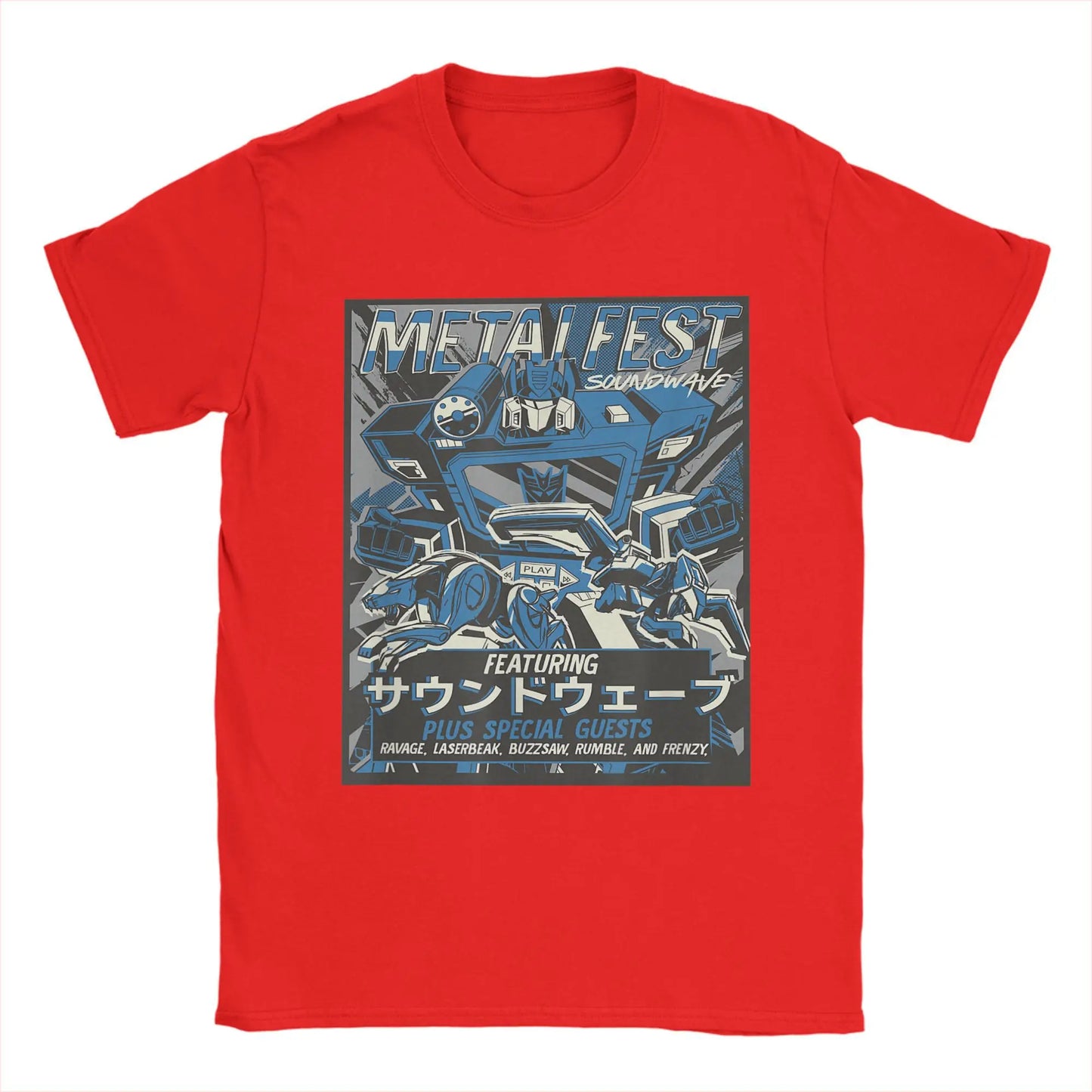 Transformers Metal Fest Soundwave T-shirt