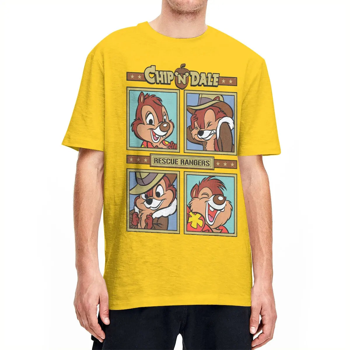 Chip and Dale Rescue Rangers Cartoon T-shirt