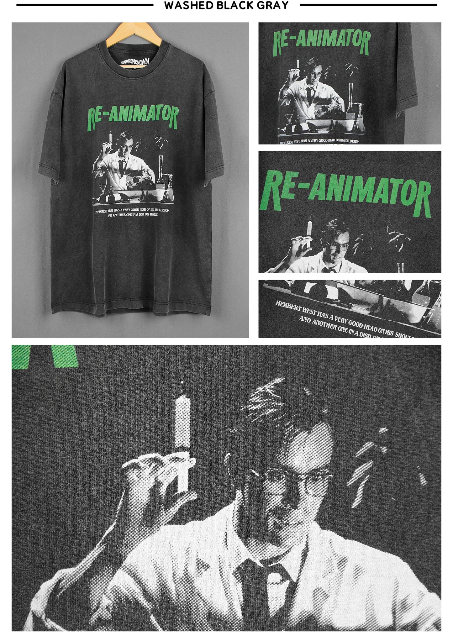 Re-Animator Horror Movie T-shirt