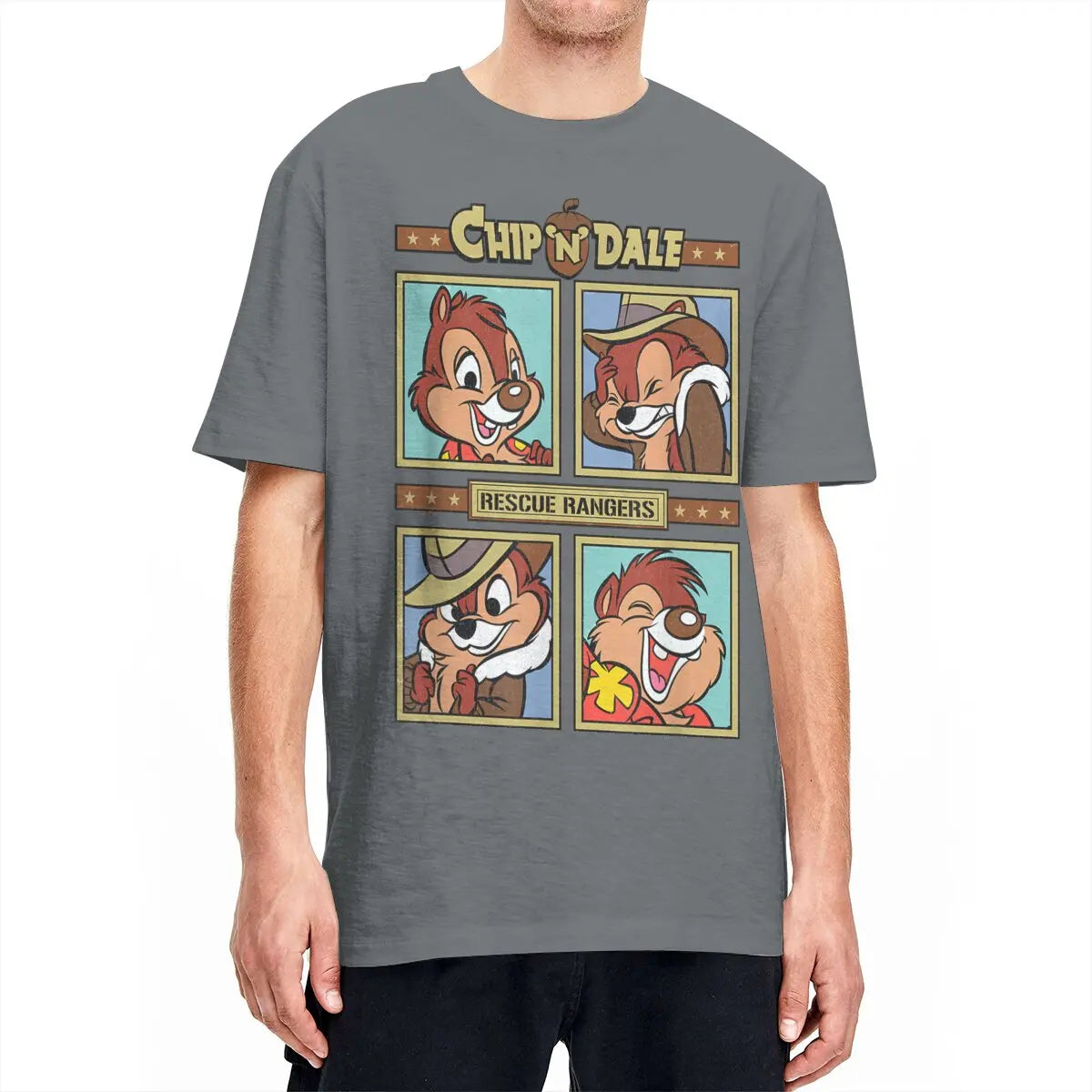 Chip and Dale Rescue Rangers Cartoon T-shirt