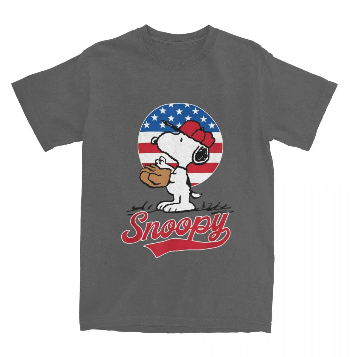 Peanuts Snoopy Americana Baseball T-shirt