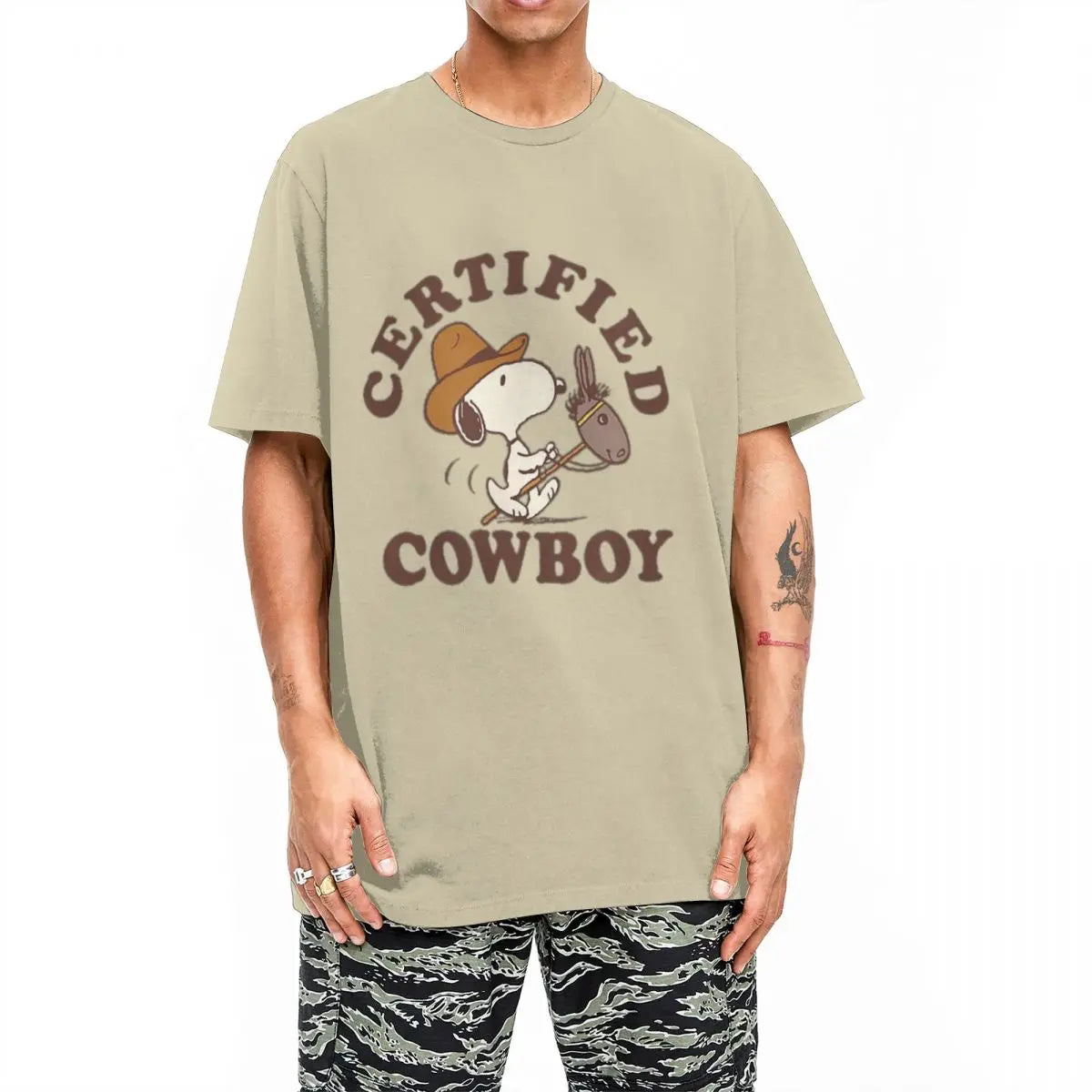 Peanuts Certified Cowboy Snoopy T-shirt