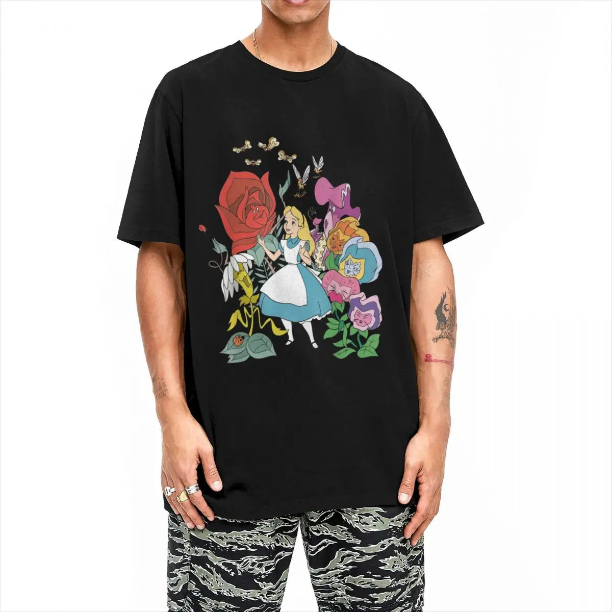 Alice In Wonderland Alice In The Flowers T-Shirt