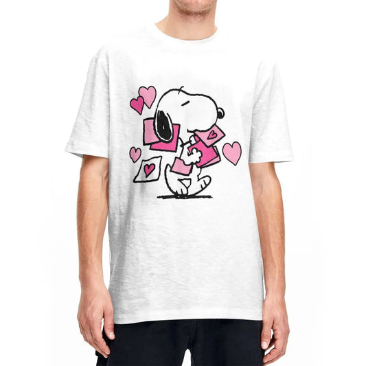 Peanuts Snoopy with Valentine Letters T-shirt