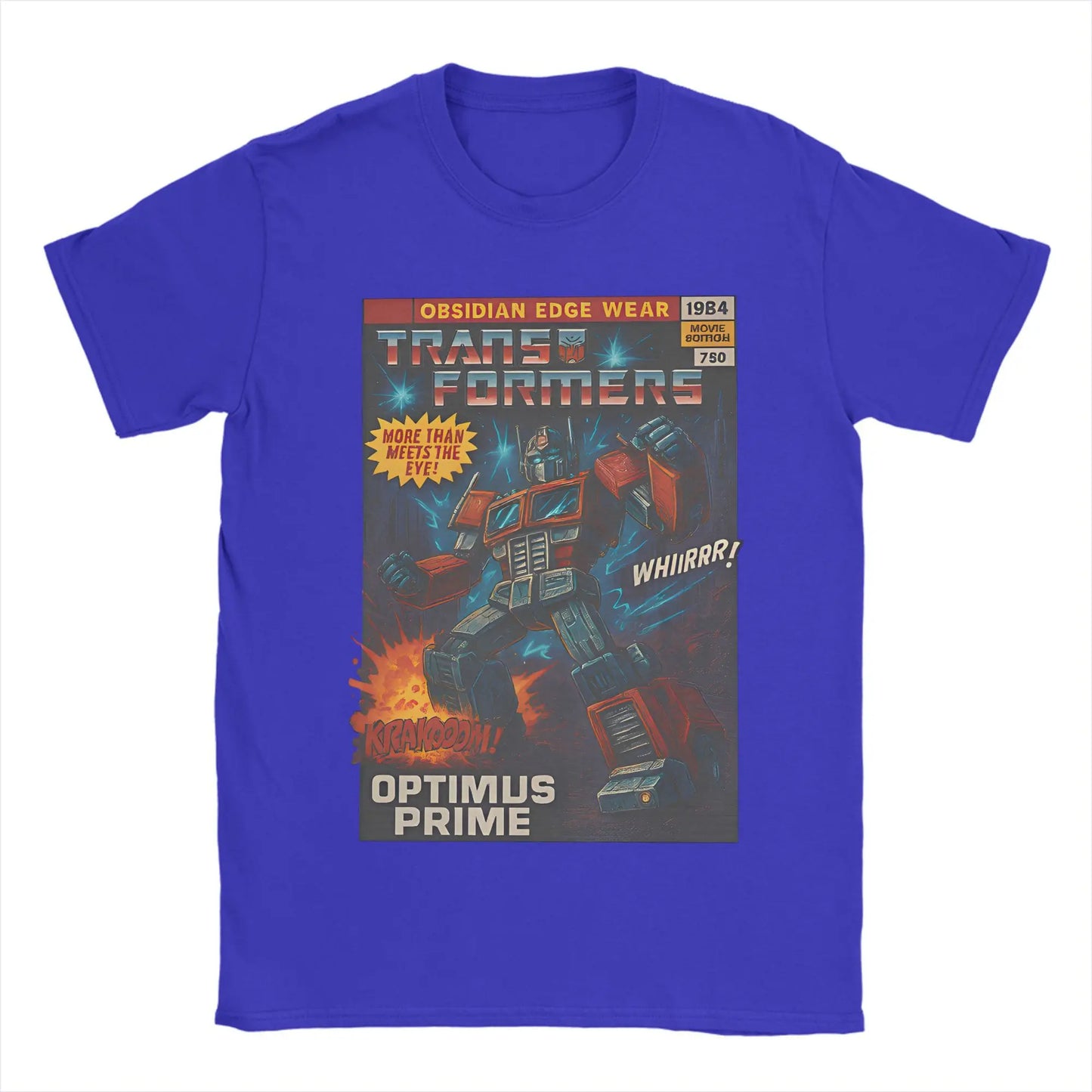 Optimus Prime Transformers Comic Book Style T-shirt