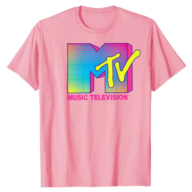 MTV Logo Fluorescent Colors T-shirt