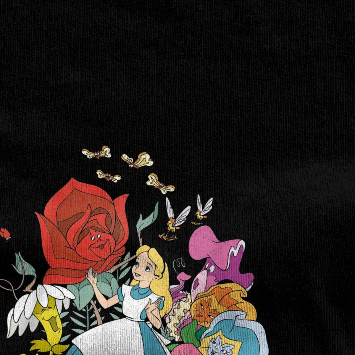 Alice In Wonderland Alice In The Flowers T-Shirt