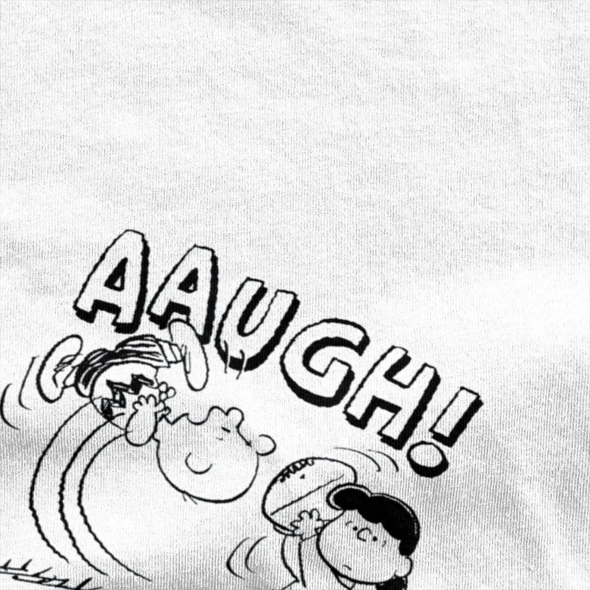 Peanuts Charlie Brown and Lucy Football Kick Aaugh! T-shirt
