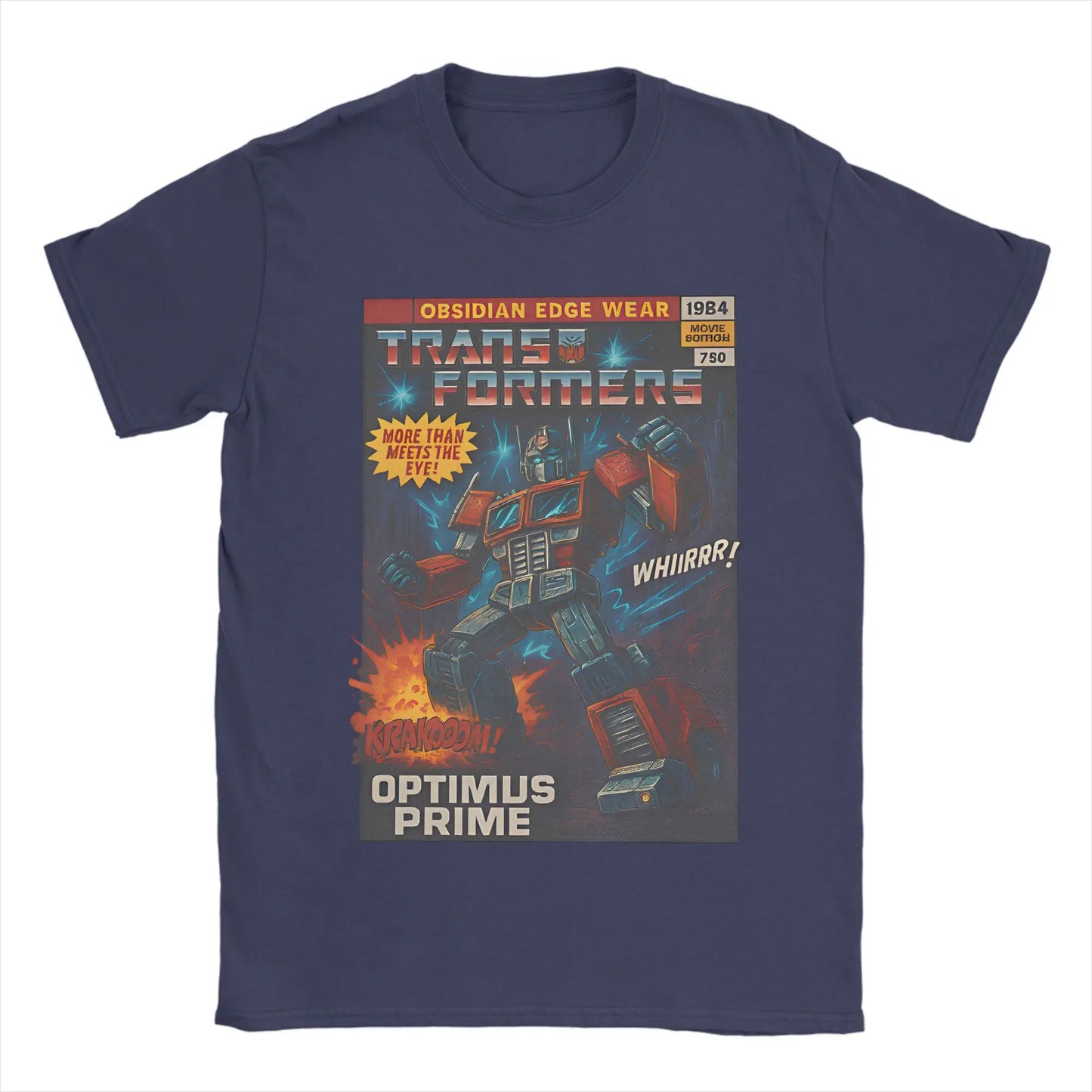 Optimus Prime Transformers Comic Book Style T-shirt
