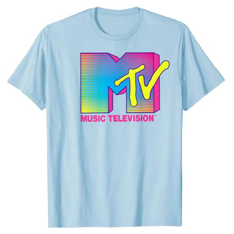 MTV Logo Fluorescent Colors T-shirt