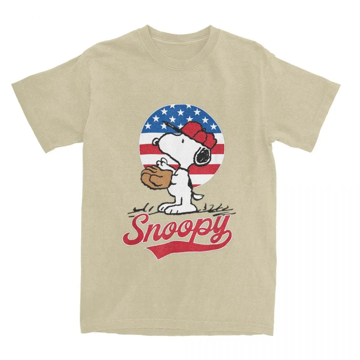 Peanuts Snoopy Americana Baseball T-shirt
