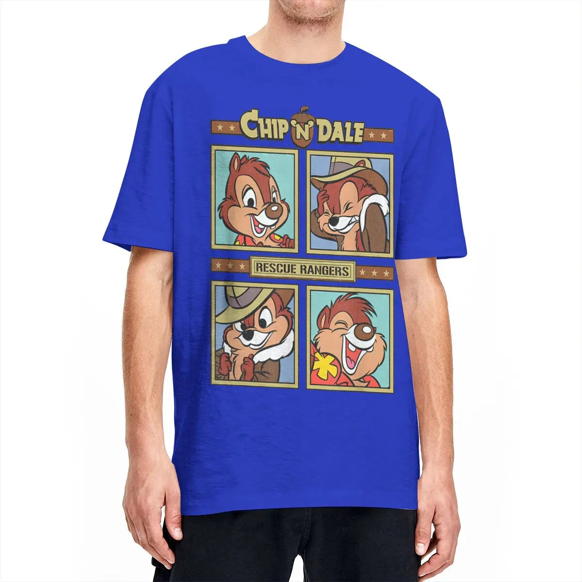 Chip and Dale Rescue Rangers Cartoon T-shirt