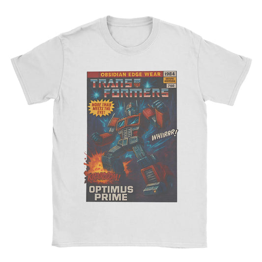 Optimus Prime Transformers Comic Book Style T-shirt