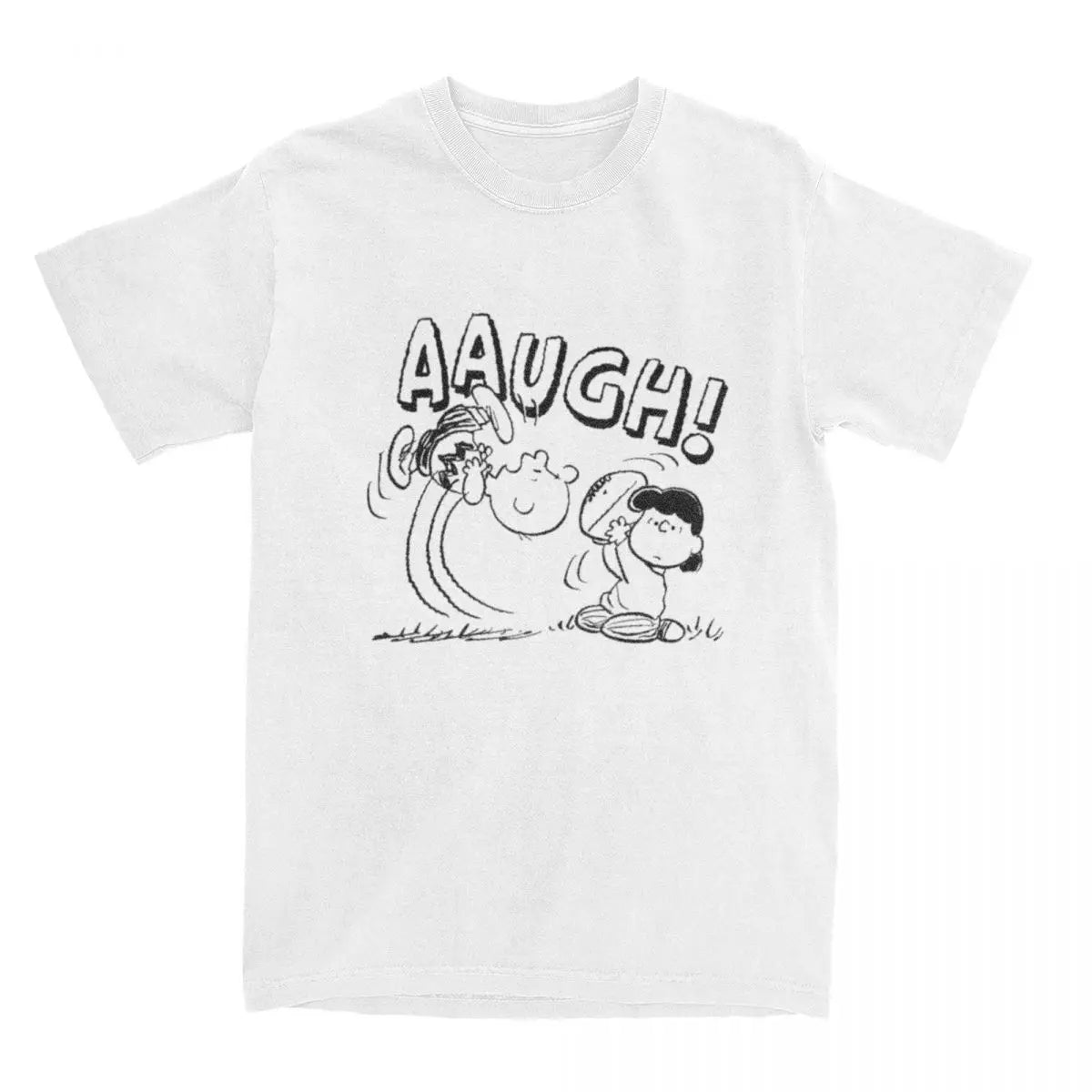 Peanuts Charlie Brown and Lucy Football Kick Aaugh! T-shirt