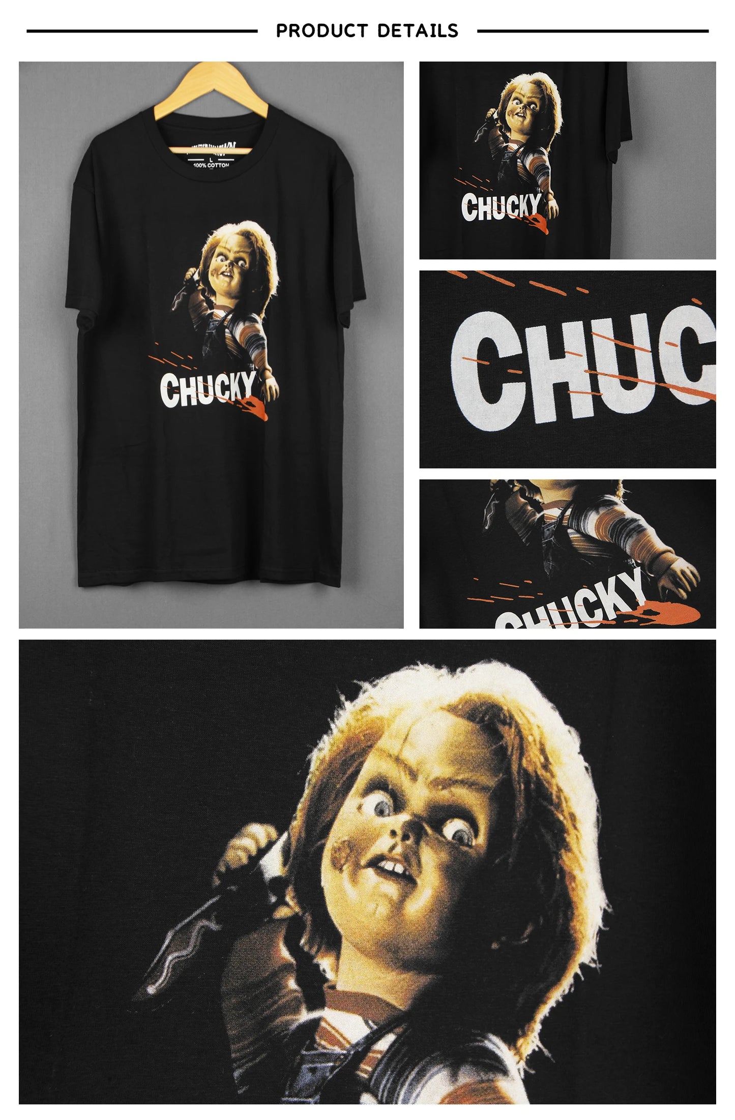 Child's Play Chucky Horror Movie T-shirt