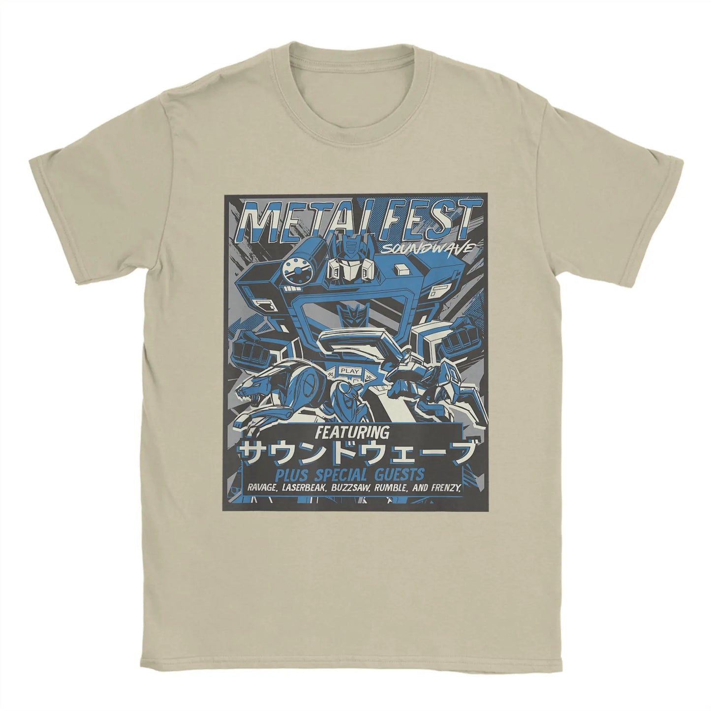 Transformers Metal Fest Soundwave T-shirt